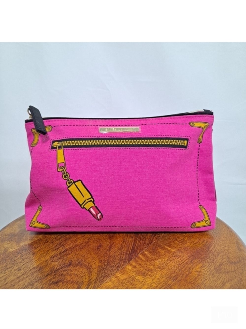 Estee Lauder Pink Lipstick Zippered Cosmetic Bag NWOT